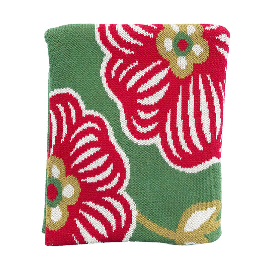 Rosa Rugosa Throw Blanket