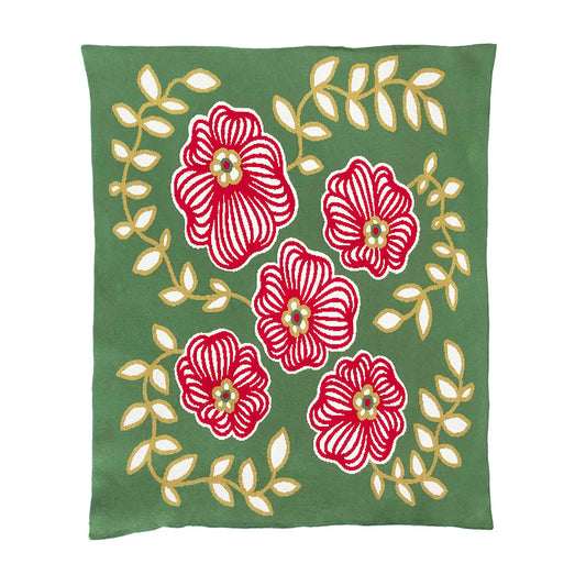 Rosa Rugosa Throw Blanket