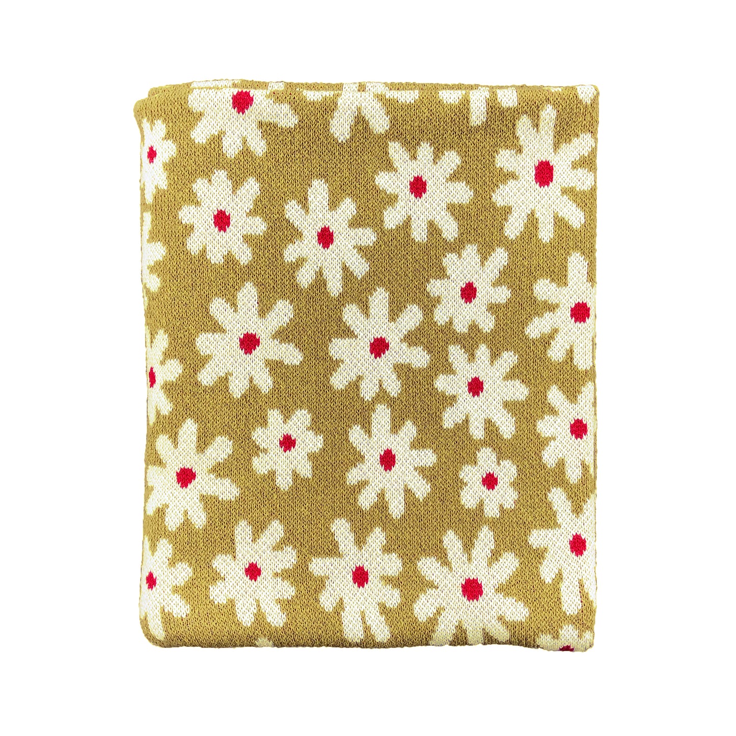 Starry Meadow Throw Blanket - Gold