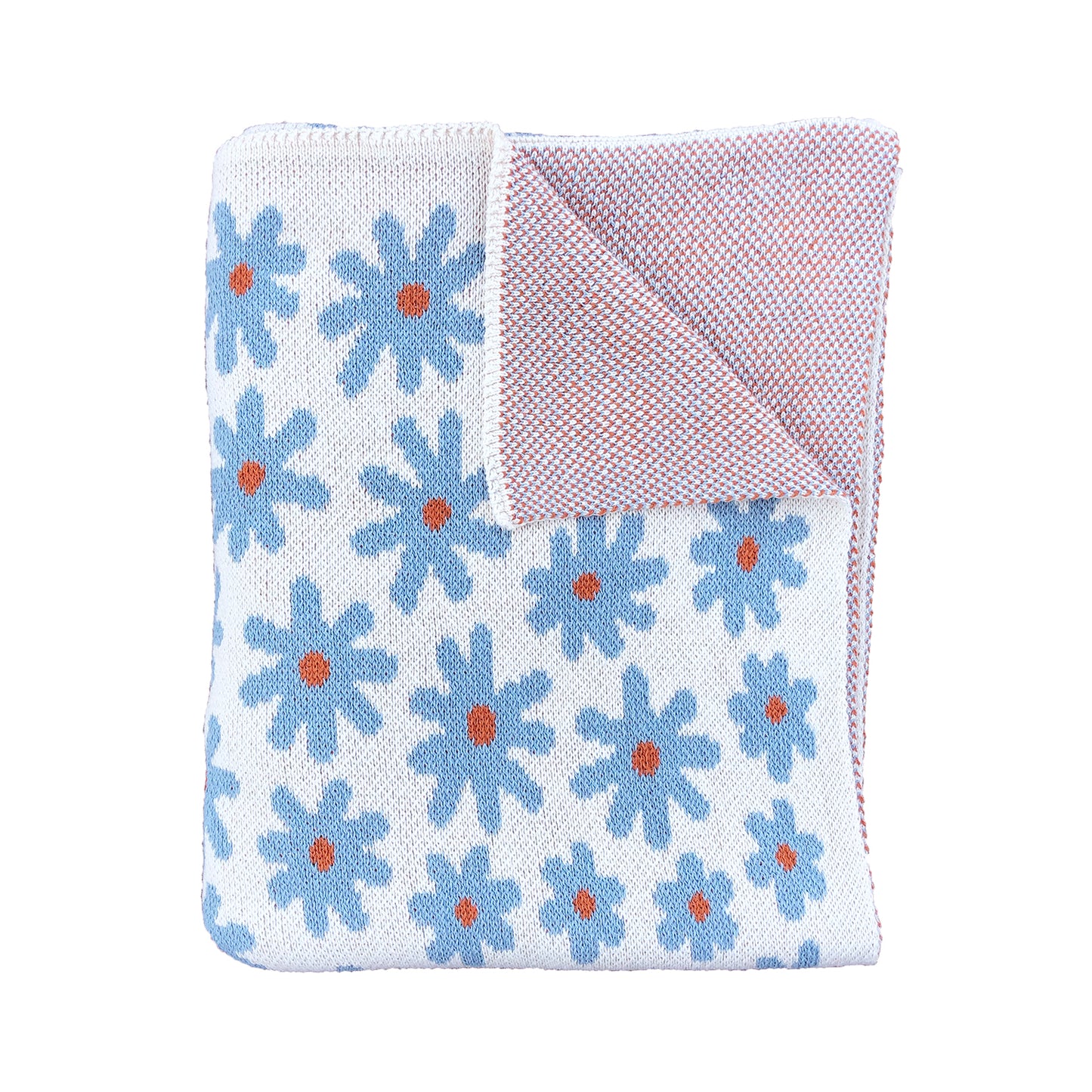 Starry Meadow Mini Blanket - Mist