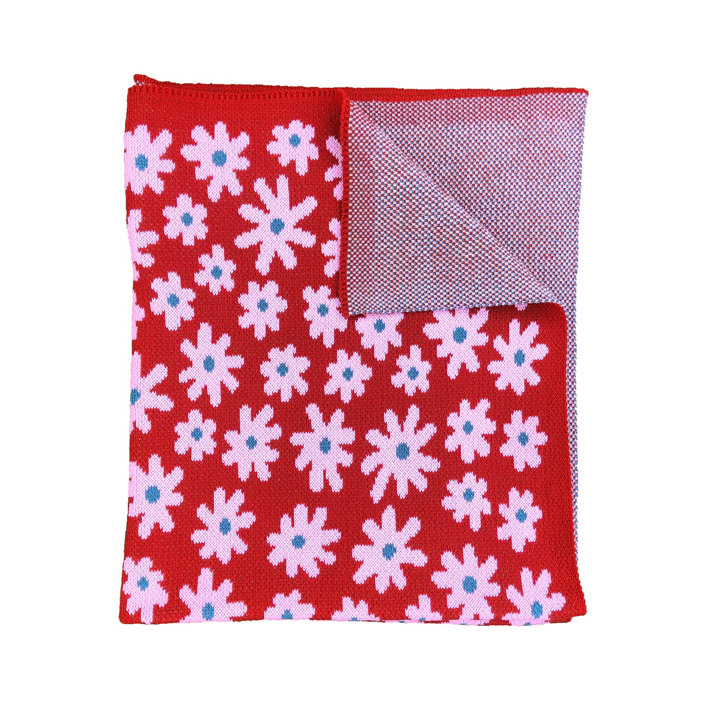 Starry Meadow Throw Blanket - Strawberry