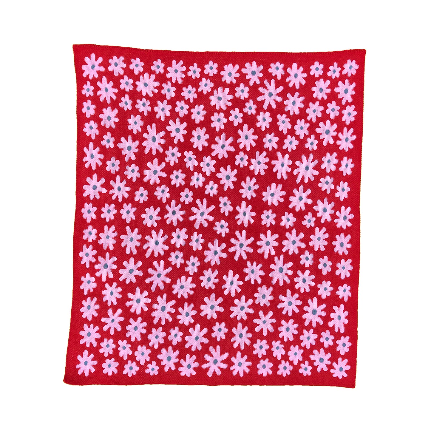 Starry Meadow Mini Blanket - Strawberry