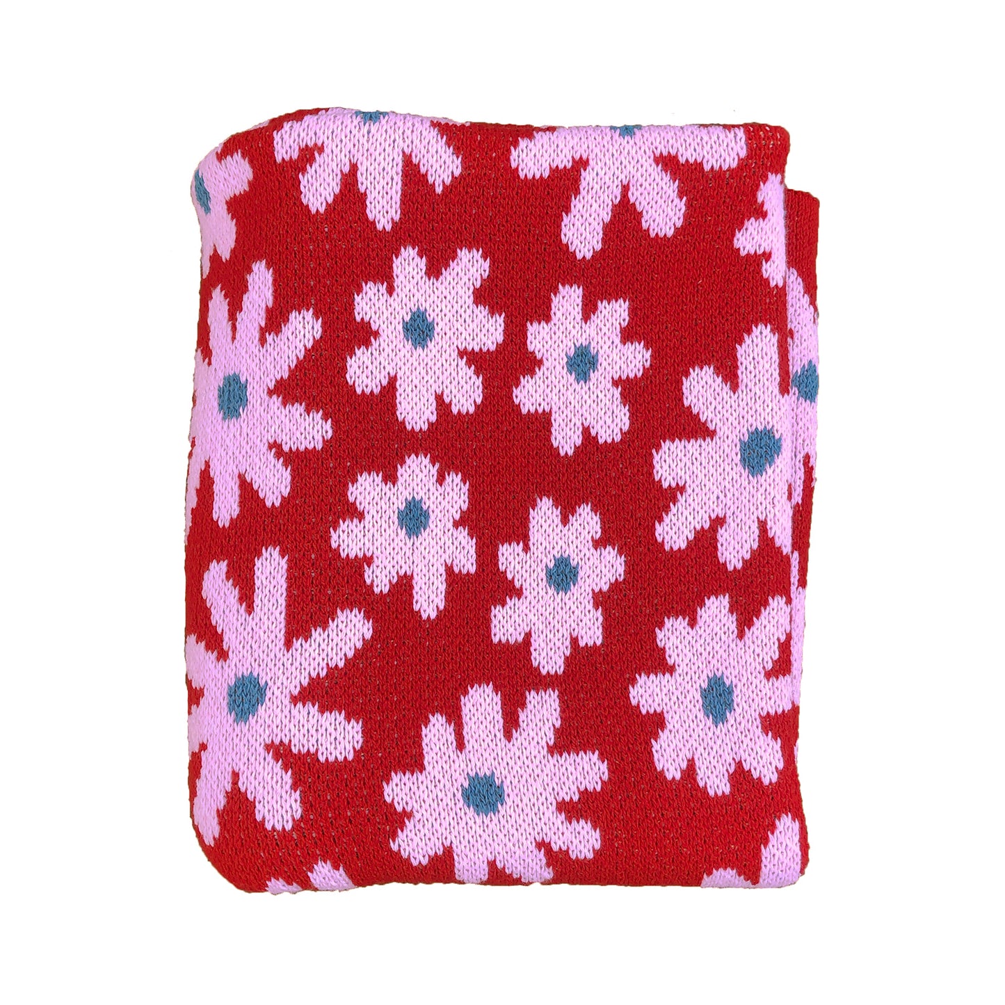 Starry Meadow Mini Blanket - Strawberry