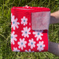 Starry Meadow Mini Blanket - Strawberry