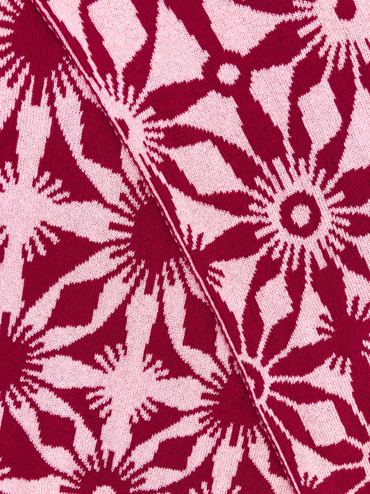 Aurora Oversized Scarf - Rosy Dawn