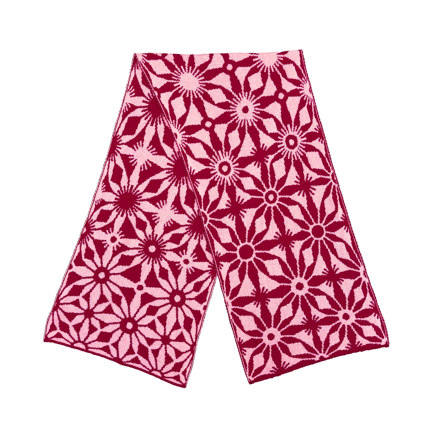 Aurora Oversized Scarf - Rosy Dawn