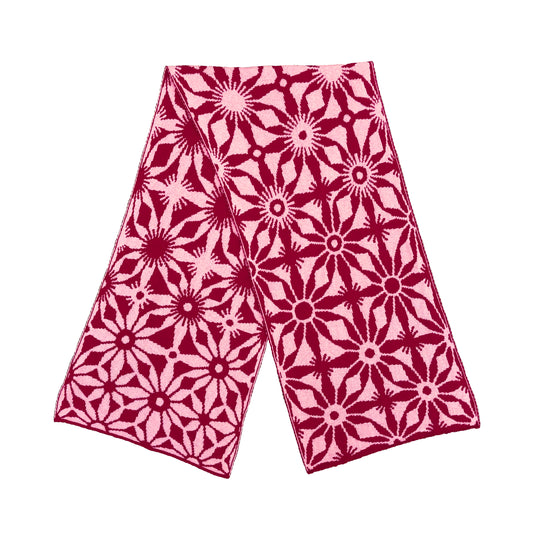 Aurora Oversized Scarf - Rosy Dawn