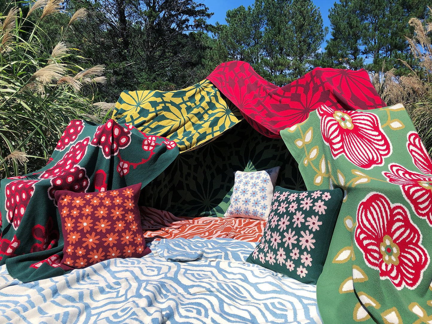 Canopy Reversible Quilt - Firelight