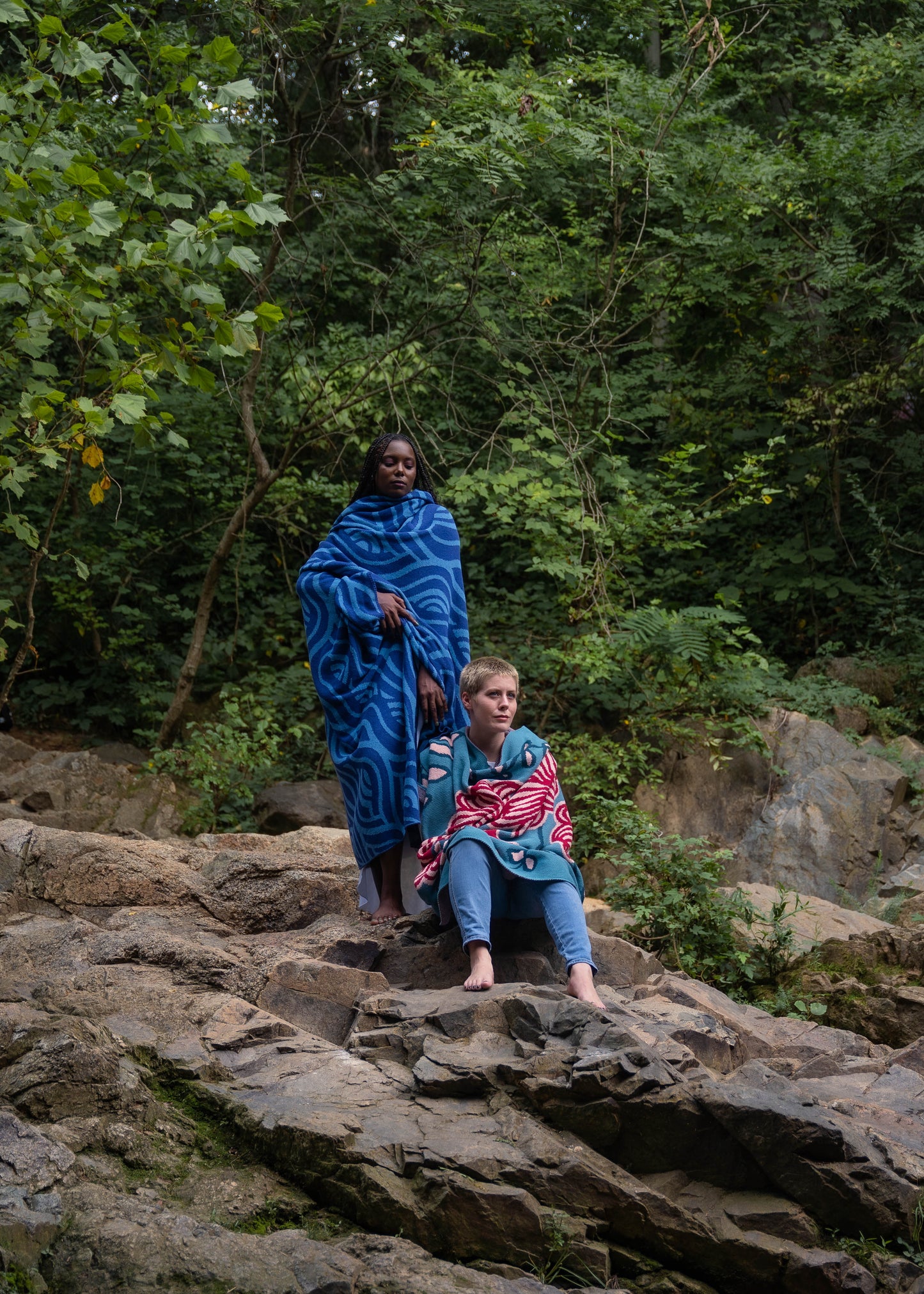 Tea Rose Throw Blanket