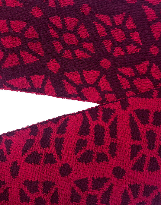 Jewel Scarf - Garnet