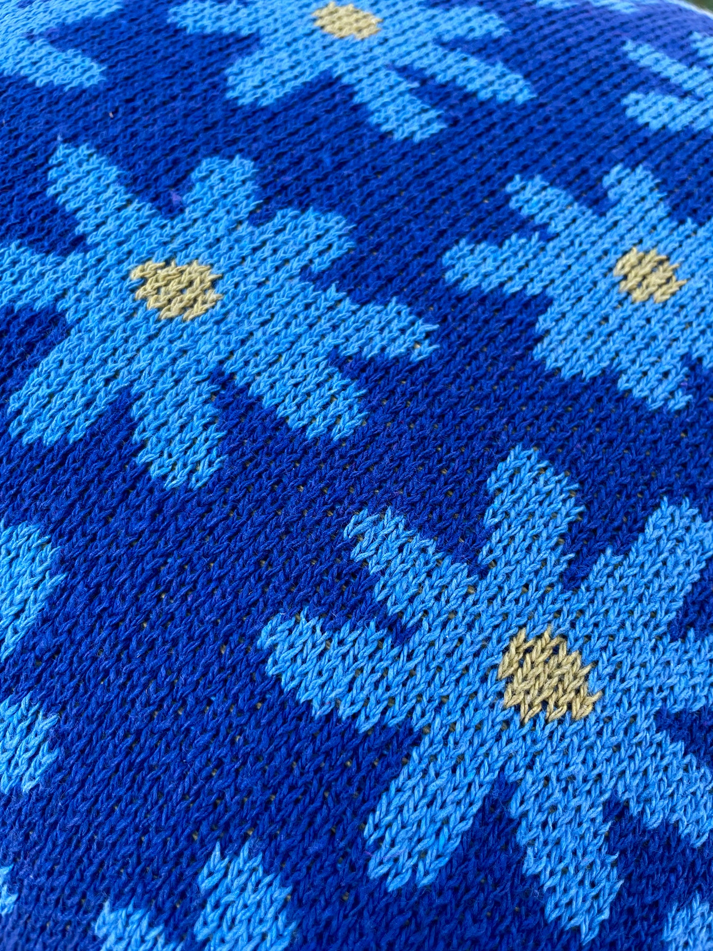 Starry Meadow Throw Pillow - Lantern