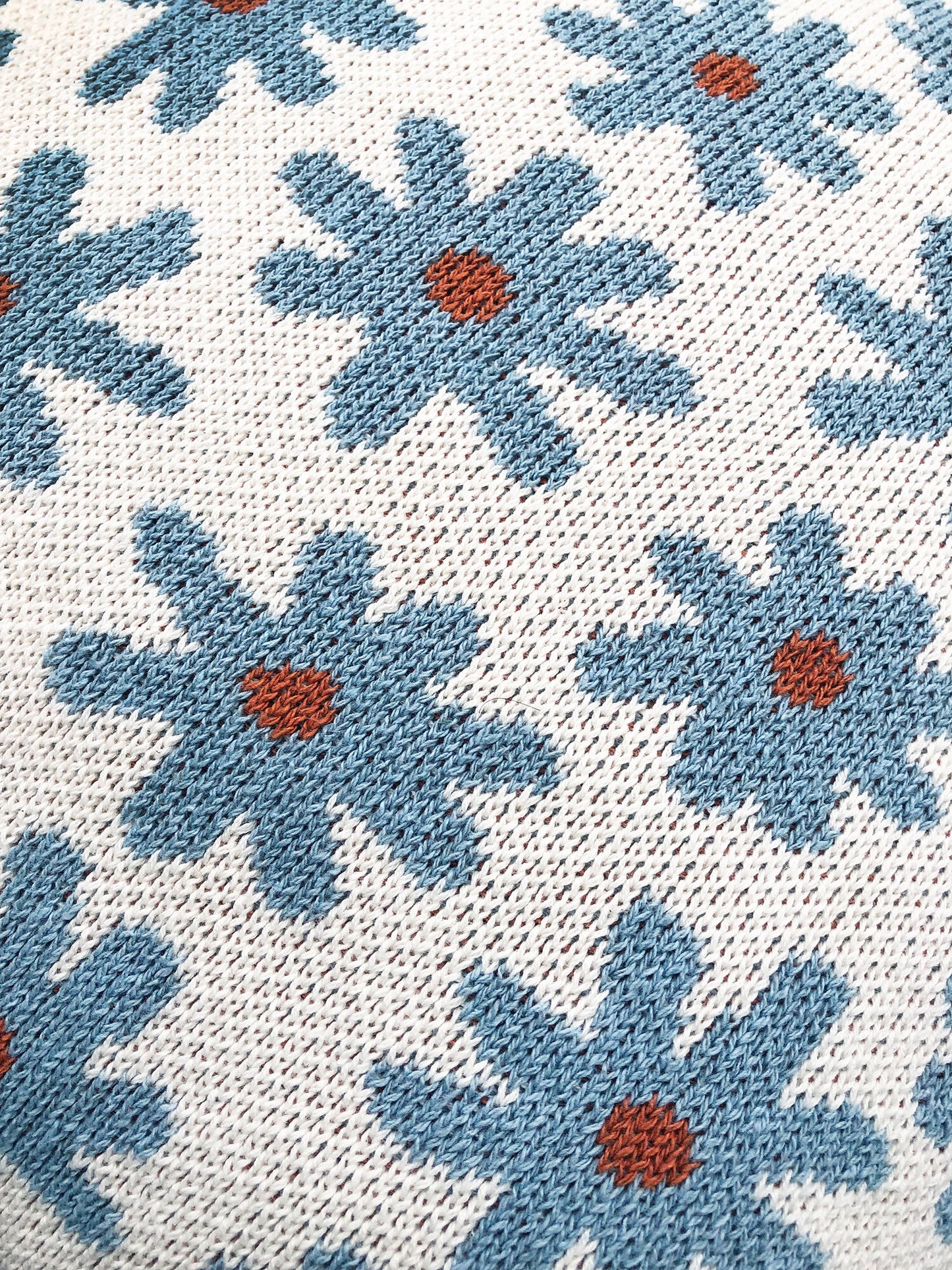 Starry Meadow Throw Pillow - Mist