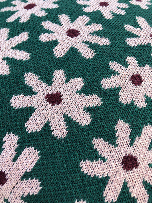 Starry Meadow Throw Pillow - Night Garden