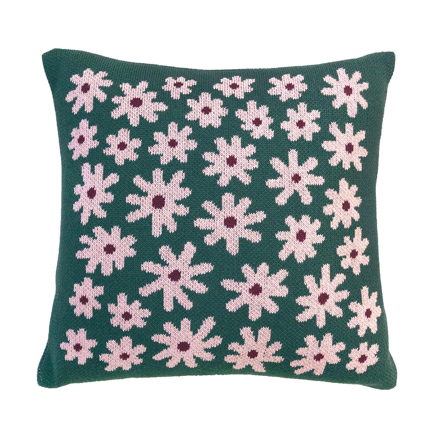 Starry Meadow Throw Pillow - Night Garden