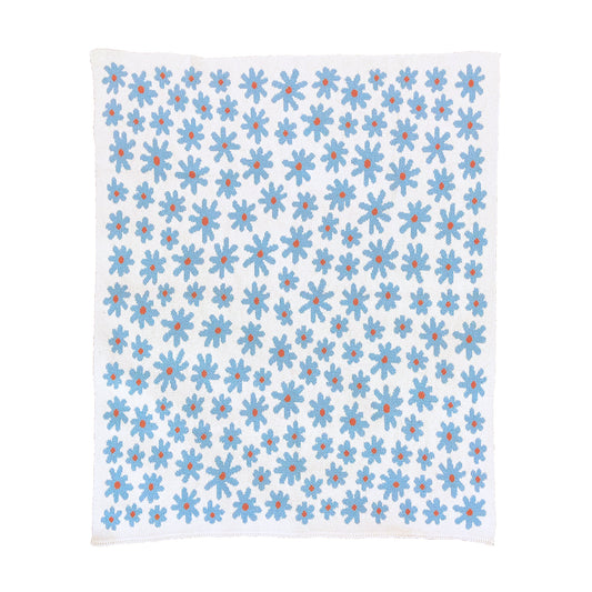 Starry Meadow Mini Blanket - Mist